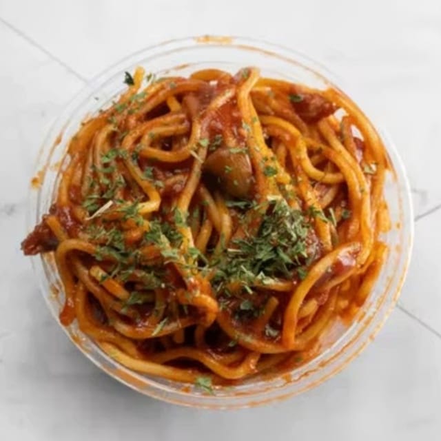 Mobba'q Spaghetti.